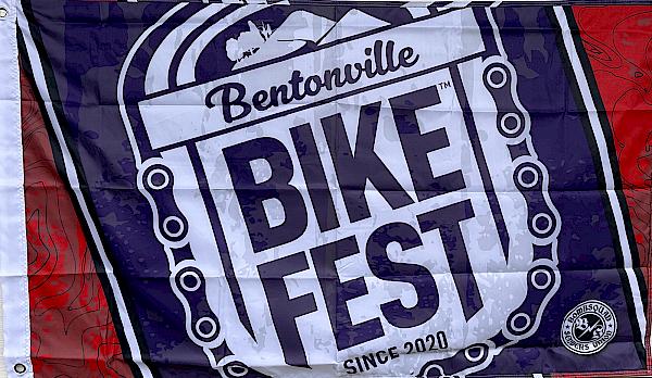 Bentonville Bike Fest Flag image 1
